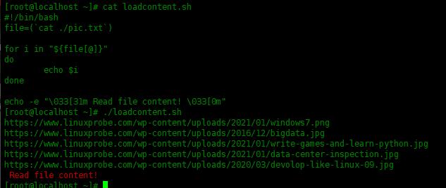 Bash Shell脚本中的数组使用实例
