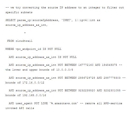 攻击者可以利用 AWS VPC 提供的一个功能隐藏自身 IP