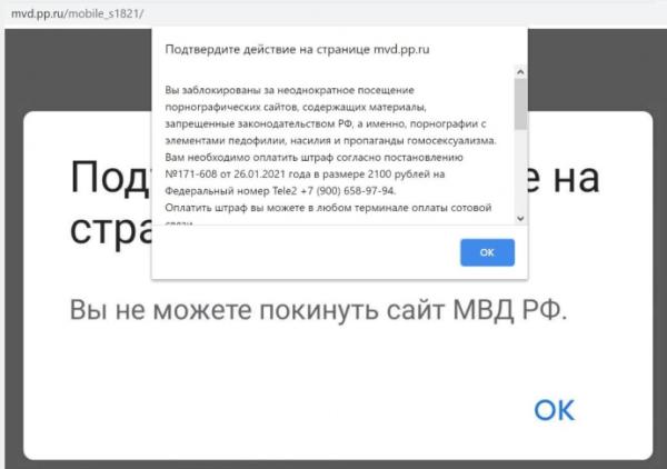 Browser Locker：以罚款为借口的虚假网站诈骗