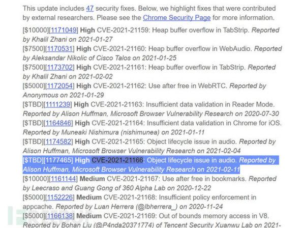 更新提示!Chrome新的零日漏洞正被利用