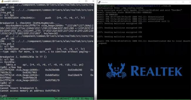 Realtek Wi-Fi模块多安全漏洞，可劫持无线通信