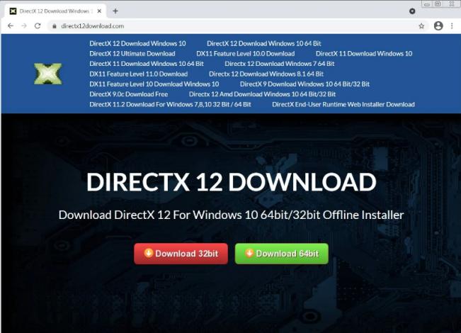 黑客创建假冒 DirectX 12 下载网站被曝光，安装恶意软件窃取加密货币