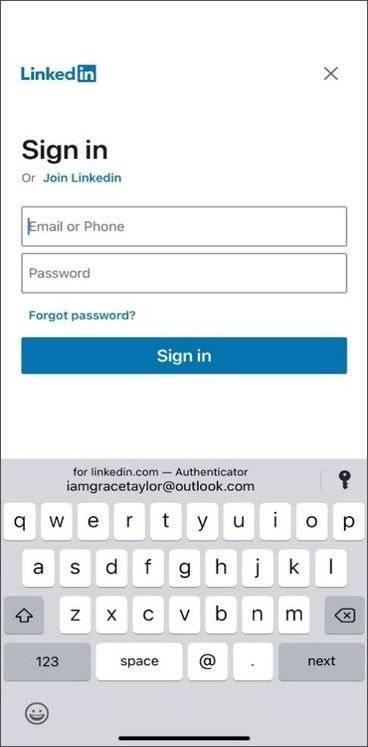 Microsoft Authenticator为移动设备增添了密码自动填写功能