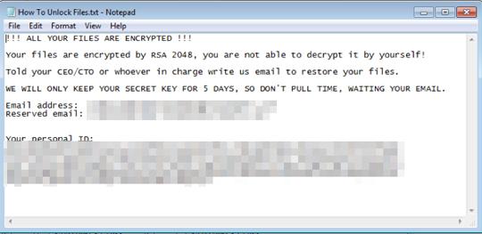 勒索软件 ColdLock 定向攻击我国台湾地区多个组织机构