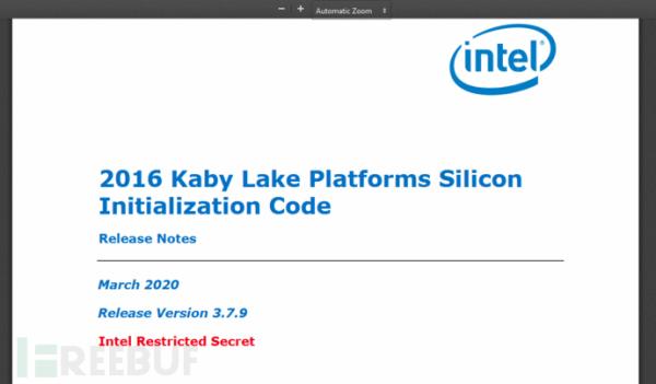 英特尔20GB内部数据泄漏,涉及其芯片机密知识产权