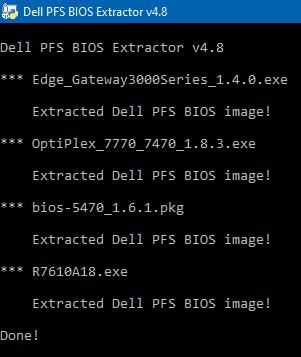 有研究员公开了一个解析并提取 Dell PFS BIOS 固件的工具（上）