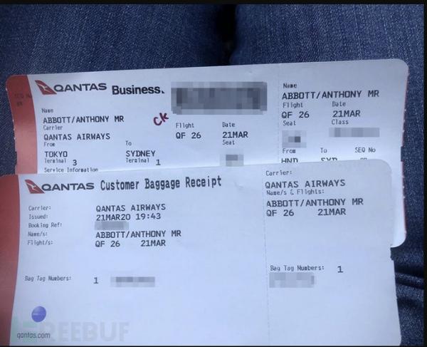 澳大利亚前总理Tony Abbott个人隐私数据泄露