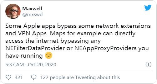 macOS Big Sur可被应用程序绕过防火墙和虚拟专用网