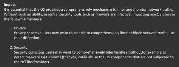 macOS Big Sur可被应用程序绕过防火墙和虚拟专用网