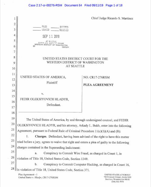 网络犯罪组织FIN7技术专家已被美联邦法院判处10年徒刑