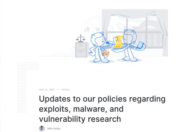 微软 GitHub 推出新政策，允许托管以安全研究为目的的恶意软件