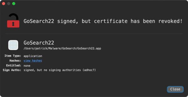 首个为苹果M1 芯片设计的恶意软件