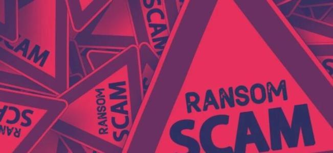 勒索软件诈骗者通过勒索信骗取赎金