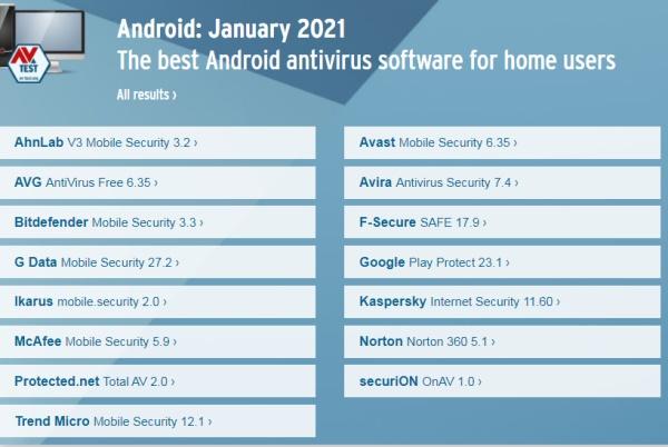 十五款安卓安全APP测试结果分析
