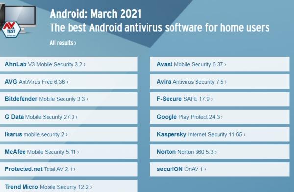 十五款安卓安全APP测试结果分析