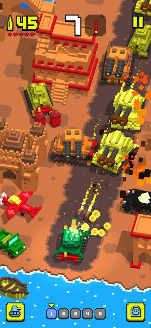 钢铁风暴坦克轰炸截图