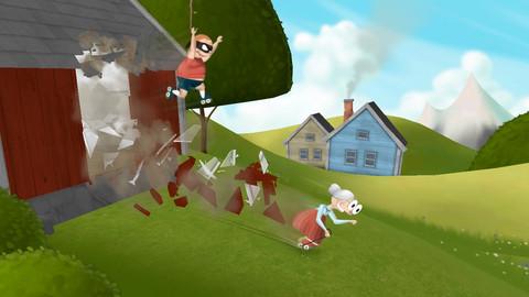 跑酷老奶奶2截图