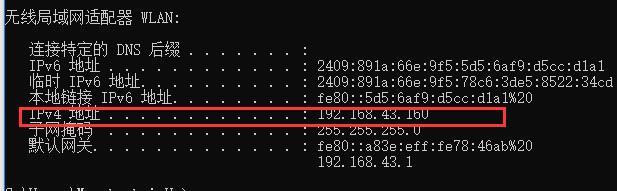 如何查看本机的IP地址