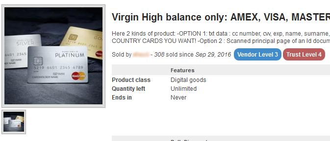 暗网买信用卡纪实：亲测盗刷无门槛