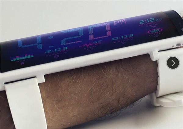 传说中的&ldquo;智能袖套&rdquo;：把柔性手机戴在手腕上