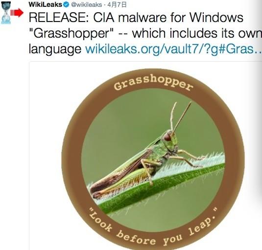 CIA 泄密第七波&ldquo;Grasshopper&rdquo;：攻击Windows PC，每隔22小时重新安装