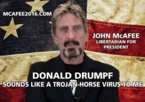 吸毒贩毒竞选总统，73岁安全教父 McAfee 这样花式上头条