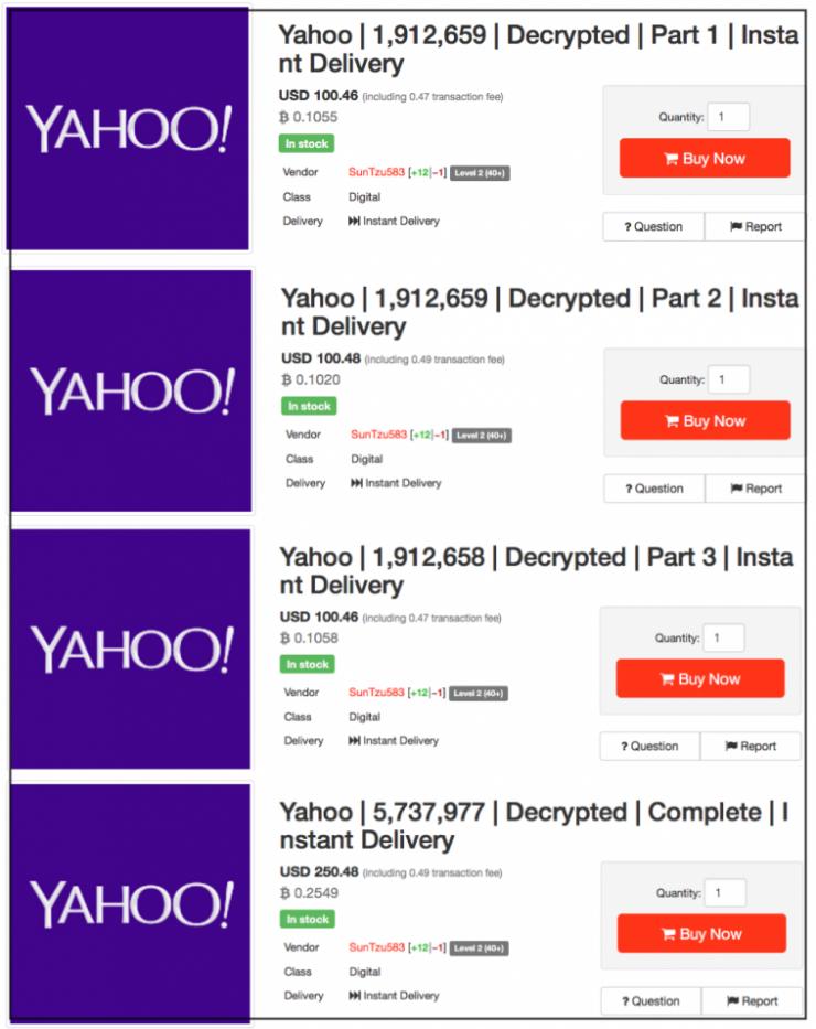 2100万Gmail和500万雅虎账户在黑市公开售卖