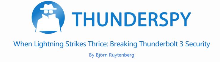 无法修复？黑客 5 分钟即可破解 Thunderbolt，所有装有 Thunderbolt 的计算机都中招！