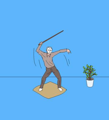 这个游戏，钻进爷爷被子里的姿势真是很羞耻