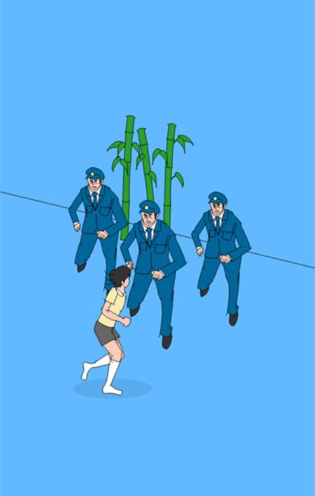 这个游戏，钻进爷爷被子里的姿势真是很羞耻