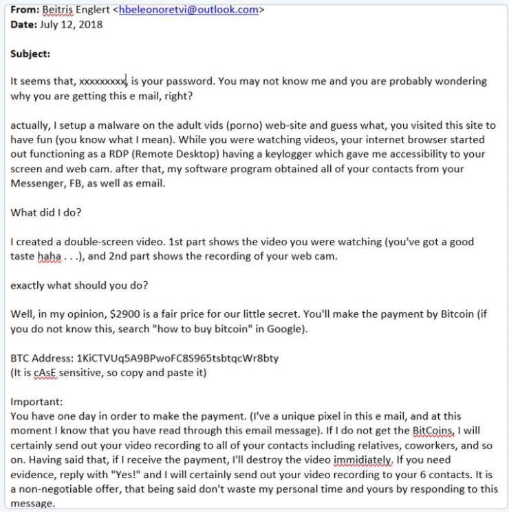 黑客:我入侵了你电脑,拍下你看成人网站的画面,现在要钱还是要脸?