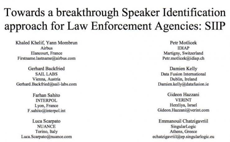 大秘密！国际警方利用社交平台上的音频来破案