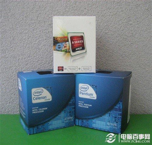 AMD A4-4000大战赛扬G1610/奔腾G2020