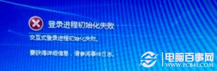 Win7系统提示"登录进程初始化失败"的原因和解决办法