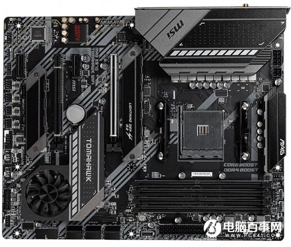微星MAG X570战斧主板将上市：散热更强 支持锐龙9 3950X