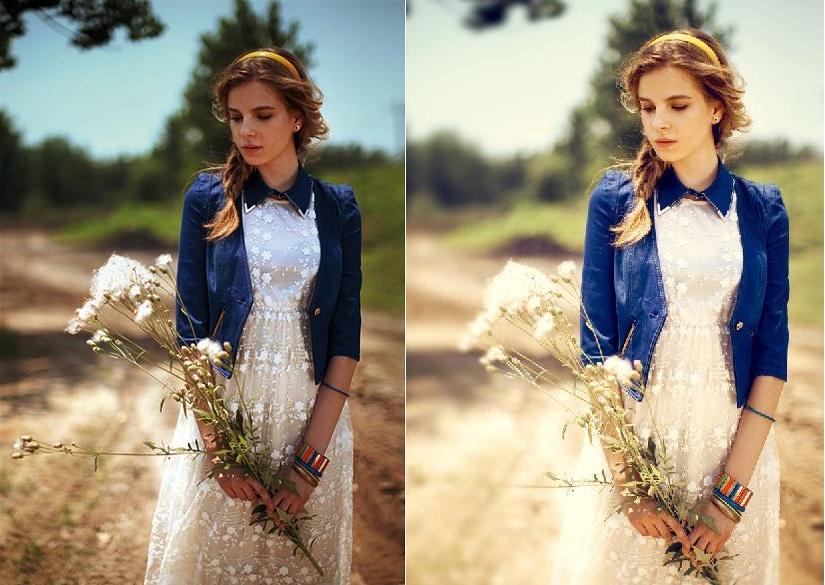 Photoshop CS6给少女加上柔美的滤镜教程 PS滤镜教程