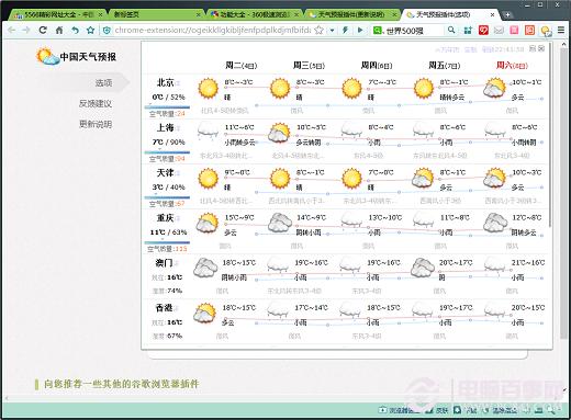 如何了解天气更快捷?安装天气小插件定制多地五天天气