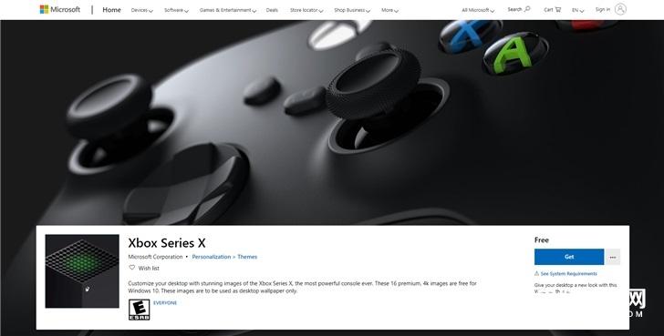 就叫&ldquo;Xbox Series X&rdquo;：微软放出16张4K高清Windows 10壁纸