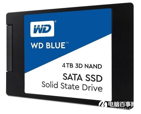 全球唯二：西数蓝盘SSD扩容4TB 每天0.08次全盘写入