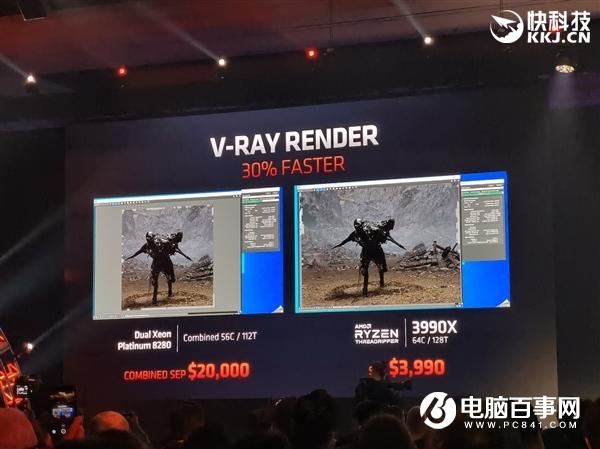 AMD正式发布线程撕裂者3990X：64核心128线程、3990美元