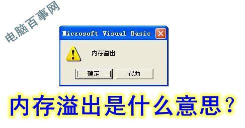 内存溢出是什么意思?内存溢出专业介绍
