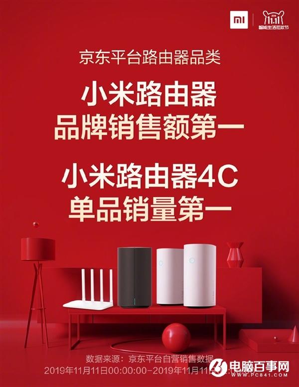 小米双十一战报：小米路由器Pro获天猫单品销售额第一