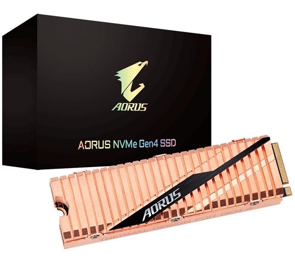 技嘉全球首发PCIe 4.0 SSD：读取高达5GB/s 纯铜散热