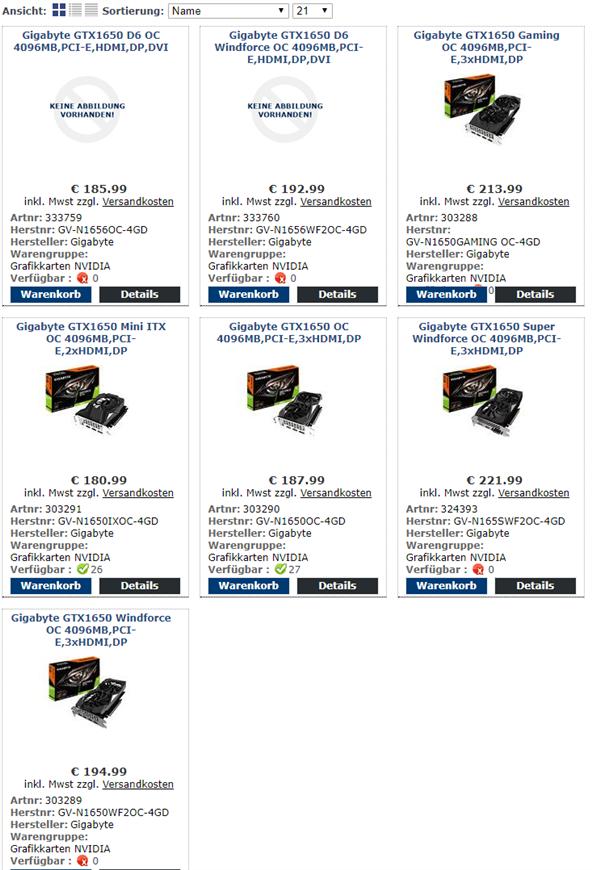 GTX 1650升级GDDR6显存：带宽提升50% 竟然降价了