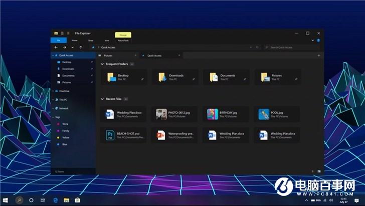 Windows 10概念版视频：全新开始菜单、流畅设计、暗黑模式