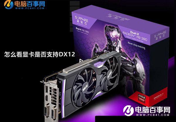 怎么看显卡是否支持DX12 查看自己电脑支不支持DX12方法