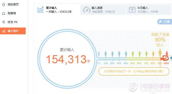 搜狗输入法打字速度怎么看 搜狗输入打字速度统计