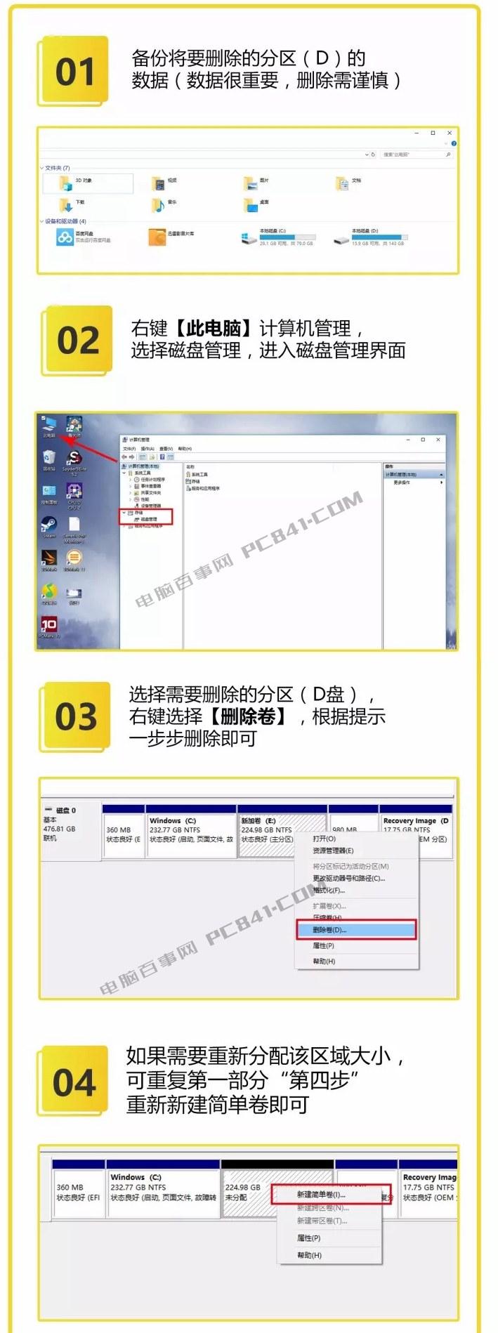 新硬盘如何分区 硬盘分区、删除分区、扩大分区图文教程